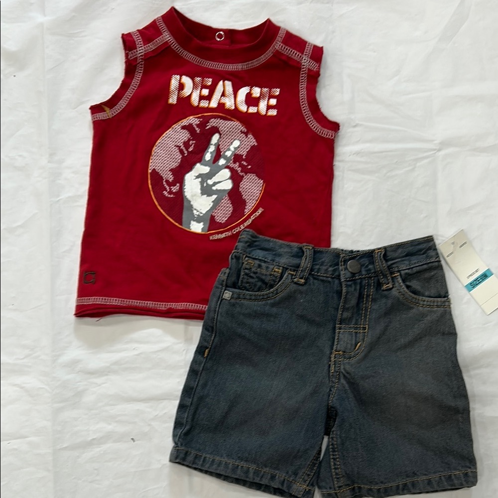 Kenneth Cole Reaction Red Matching Tank Top Set